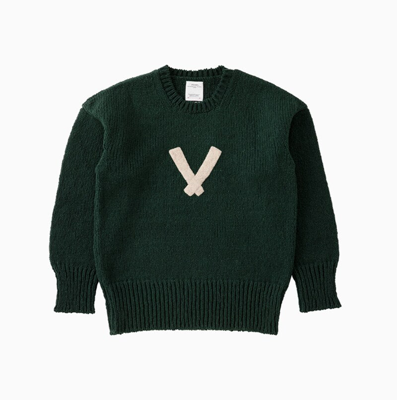 VISVIM LETTERMAN CREW KNIT 0122205012003