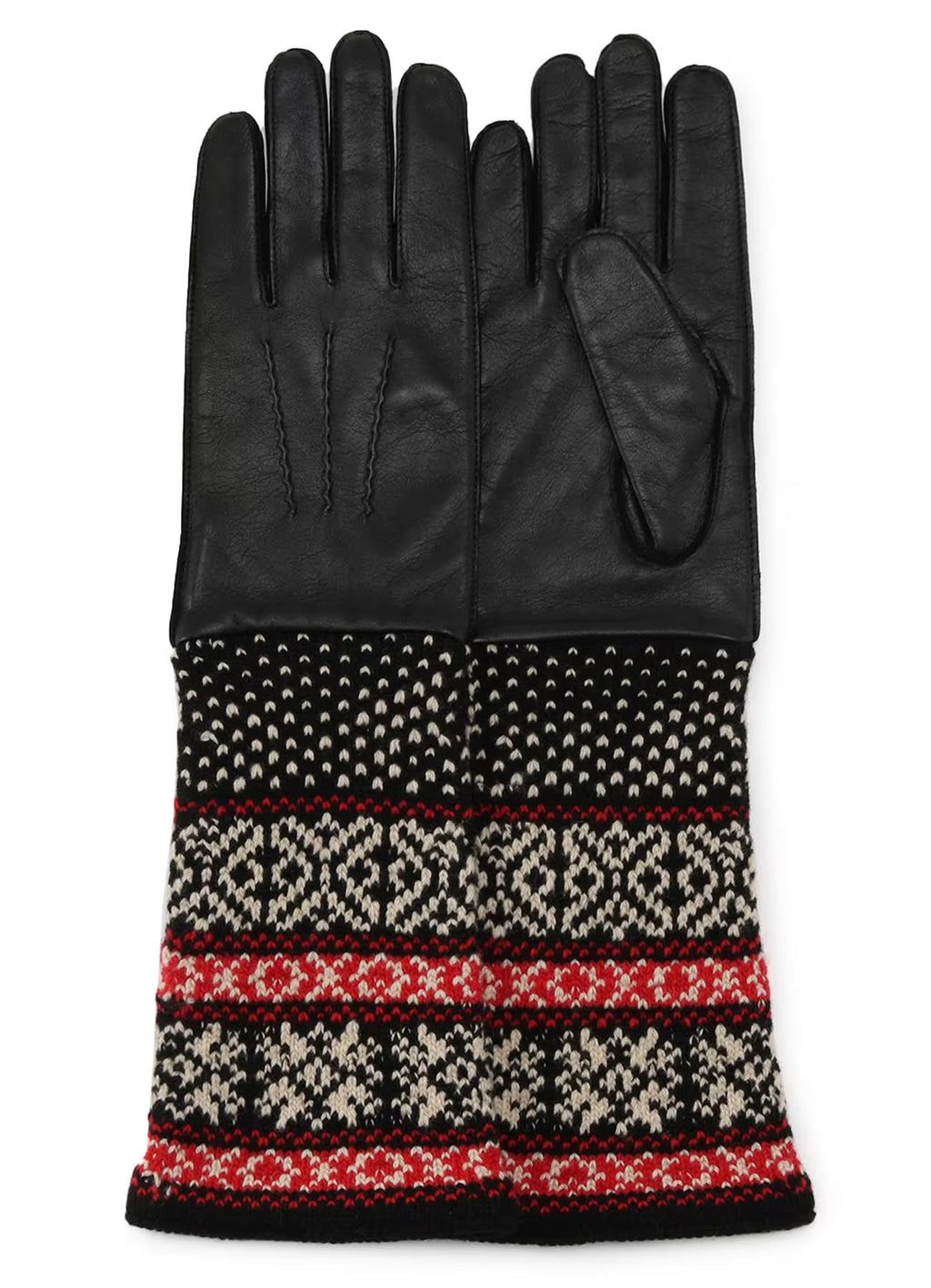 YOHJI YAMAMOTO KNIT CUFF GLOVES HR-W02-866