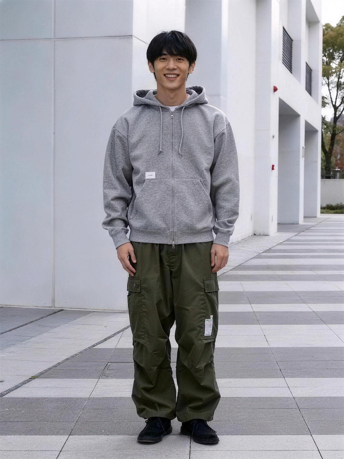 WTAPS THROWDY ZIP HOODY COTTON 261ATDT-CSM03