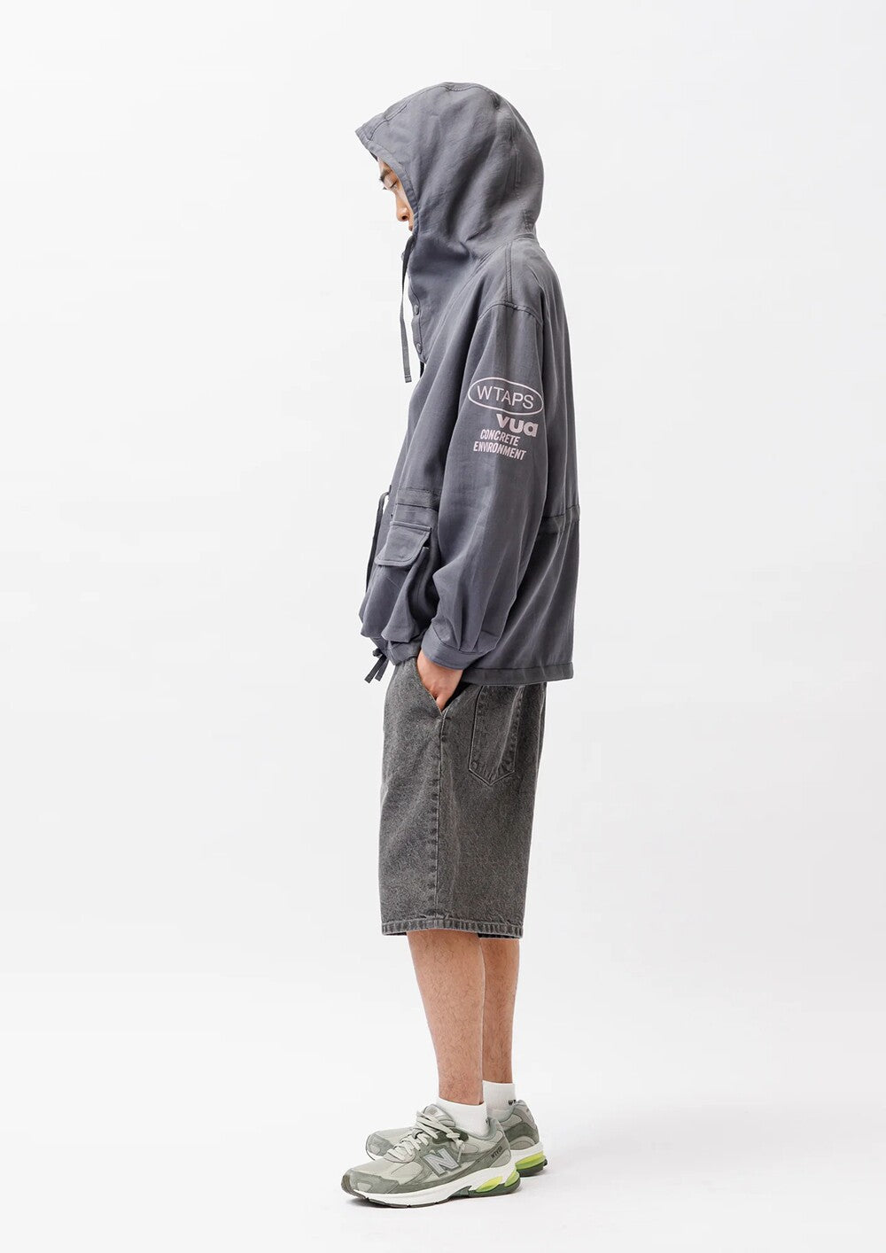 WTAPS CHAMBER TWILL HOODED PULLOVER SHIRT 261CWDT-SHM04