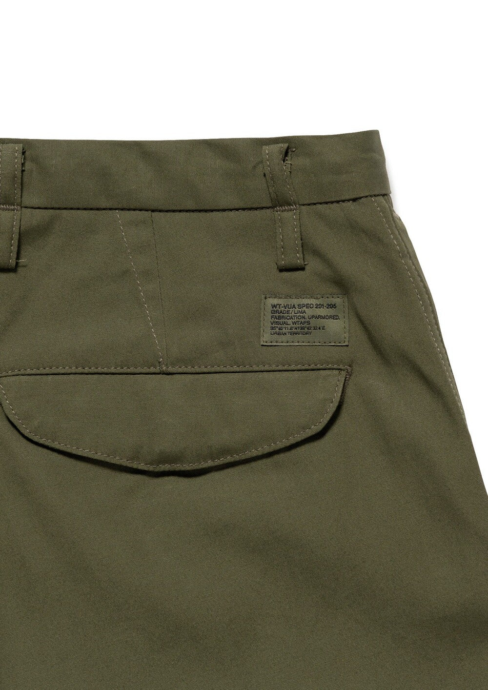 WTAPS MILT0001 TROUSERS COTTON CNVS 261WVDT-PTM02