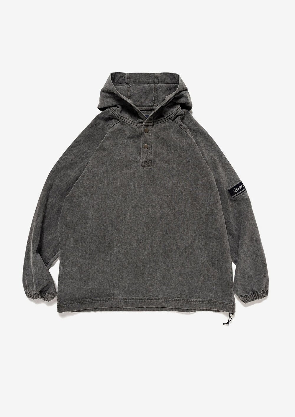 DESCENDANT MOLE HOODED LS SHIRT PIGMENT DYE 262WVDS-SHM04