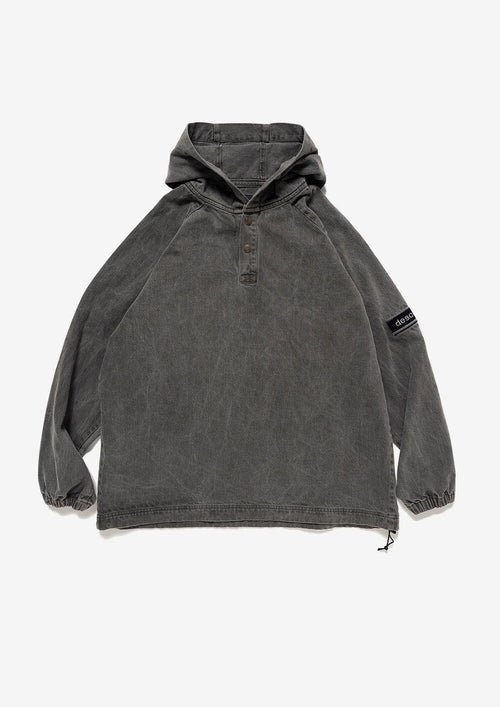 DESCENDANT MOLE HOODED LS SHIRT PIGMENT DYE 262WVDS-SHM04