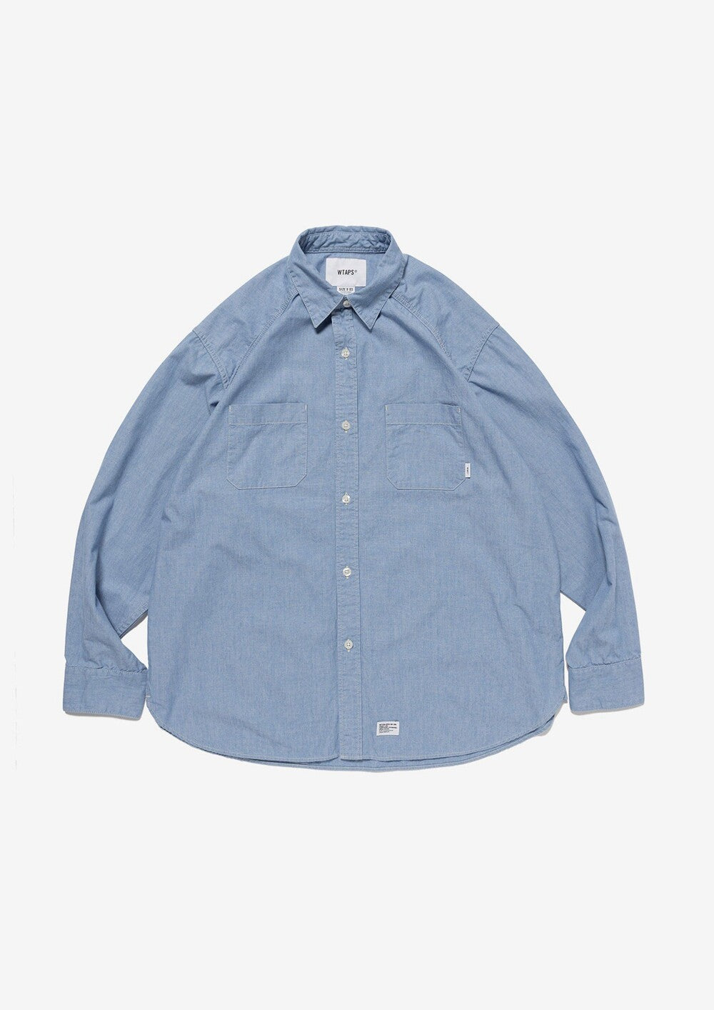WTAPS CB LS COTTON CHAMBRAY SHIRT 262WVDT-SHM05