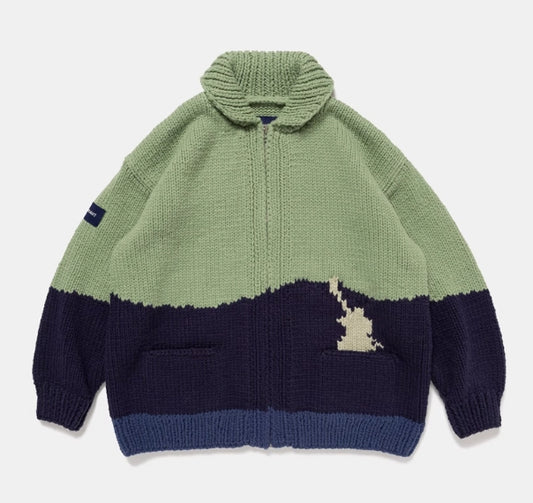 DESCENDANT DAWN COWICHAN SWEATER 242MADS-JKM01