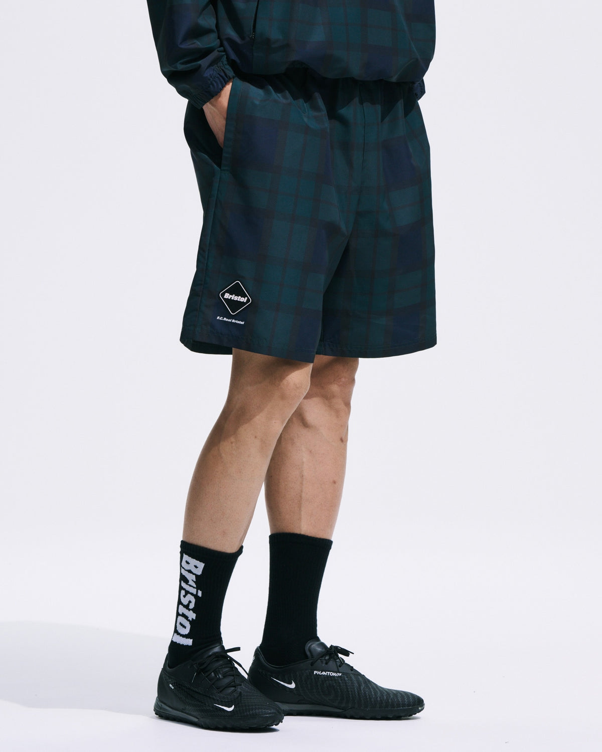 FCRB PLAID PRACTICE SHORTS MEN 26SS FCRB-260030