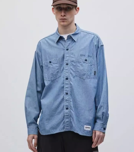 NEIGHBORHOOD CHAMBRAY SHIRT LS 251ARNH-SHM02